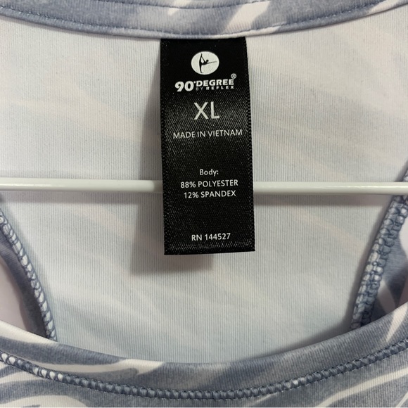 90 Degree By Reflex Racerback Tank Workout Top Wild Safari Women’s Size XL NWT - Picture 4 of 5